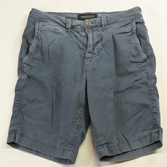 American Eagle 26 x 9" Blue Extreme Flex Slim Chino Shorts - Picture 1 of 5